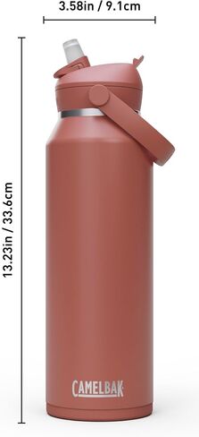 Camelbak Thrive Flip Straw معزولة الحجر الزجاجة الماء الفولاذ المقاوم للصدأ ، 25 أوقية in Saudi Arabia