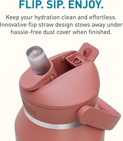 Camelbak Thrive Flip Straw معزولة الحجر الزجاجة الماء الفولاذ المقاوم للصدأ ، 25 أوقية in Saudi Arabia
