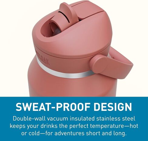 Camelbak Thrive Flip Straw معزولة الحجر الزجاجة الماء الفولاذ المقاوم للصدأ ، 25 أوقية in Saudi Arabia