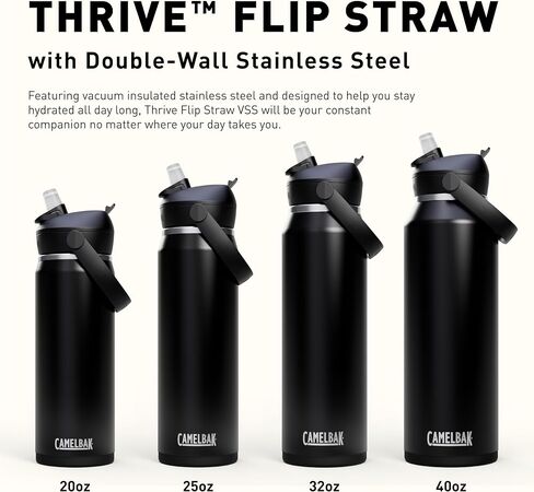 Camelbak Thrive Flip Straw معزولة الحجر الزجاجة الماء الفولاذ المقاوم للصدأ ، 25 أوقية in Saudi Arabia