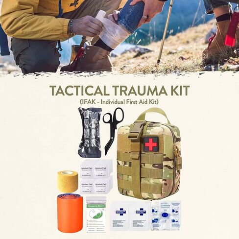 72-Hour Survival Kit | 45L Bug Out Bag | Survival Gear with First Aid, Water Filter, Food, Tools | Camping, Hiking, Outdoor Preparedness Equipment in Saudi Arabia