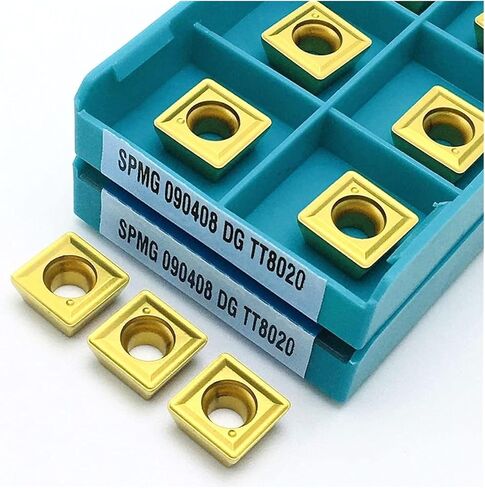 Carbide Tool SPMG090408 DG TT9030 TT8020 Carbide Blade Drill SPMG 090408U Drill Bit Indexable Blade Drill Bit (Angle : SPMG090408 DG TT8020, Shank Diameter : 10PCS(1box)) in Saudi Arabia