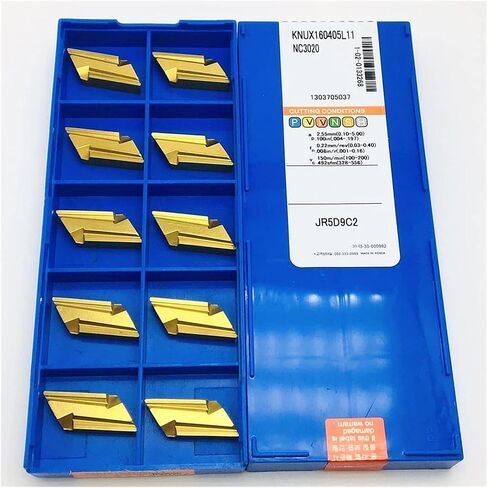 أداة تحول الأداة Carbide KNUX160405L NC3020 شفرة كربيد الأداة الأصلية KNUX160405R-11 قاطع طحن شفرة (الزاوية: KNUX160405L NC3020 ، عرض إدراج (MM): 10pcs (1 Box)) in Saudi Arabia