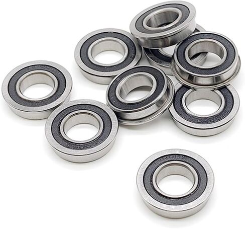 10pcs F6800rs 10x19x5mm مغطى مزدوج غطاء كرة شفة تحمل أخدود عميق 10 × 19 × 5 مم in Saudi Arabia