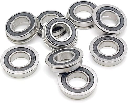 10pcs F6800rs 10x19x5mm مغطى مزدوج غطاء كرة شفة تحمل أخدود عميق 10 × 19 × 5 مم in Saudi Arabia