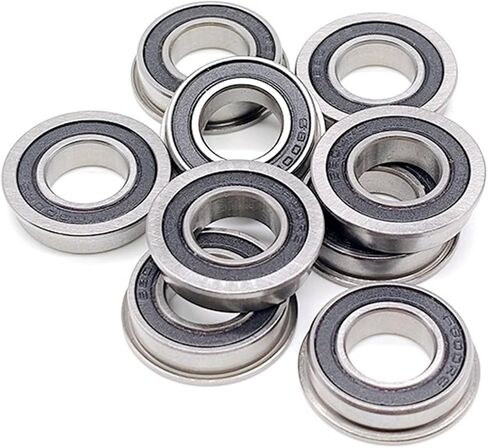 10pcs F6800rs 10x19x5mm مغطى مزدوج غطاء كرة شفة تحمل أخدود عميق 10 × 19 × 5 مم in Saudi Arabia