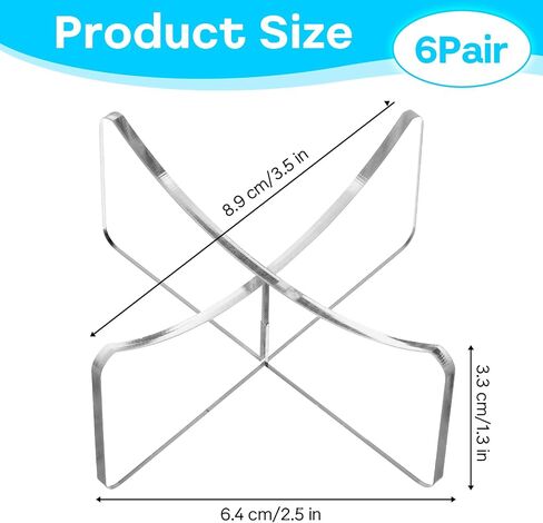 6 PCS كرة السلة Stand Acrylic Basketball حامل كرة القدم Stand Wrayer Football Holder عرض كرة السلة معرض كرة القدم حامل كرة تخزين الكرة لكرة القدم لعبة الركبي كرة القدم in Saudi Arabia