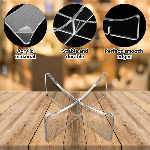 6 PCS كرة السلة Stand Acrylic Basketball حامل كرة القدم Stand Wrayer Football Holder عرض كرة السلة معرض كرة القدم حامل كرة تخزين الكرة لكرة القدم لعبة الركبي كرة القدم in Saudi Arabia