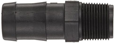Banjo HB100-125 تركيب خرطوم البولي بروبيلين ، محول ، 1 "npt ذكر x 1-1/4" شائكة ، أسود in Saudi Arabia