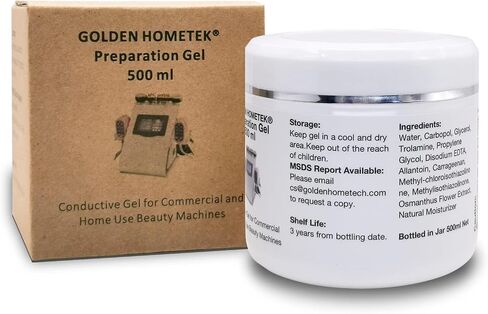 Preparation Gel, Microcurrent Conductive Gel for use with Radio Frequency Skin Firming and Body Slimming Machines, Skin Tightening Cream 500ML in Saudi Arabia