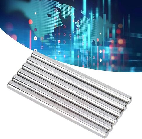 6Pcs 80mm Stainless Steel D Axle Rod for Industrial Robot Parts 303/304 Steel Precision Ground in Saudi Arabia