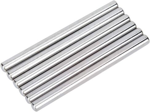 6Pcs 80mm Stainless Steel D Axle Rod for Industrial Robot Parts 303/304 Steel Precision Ground in Saudi Arabia