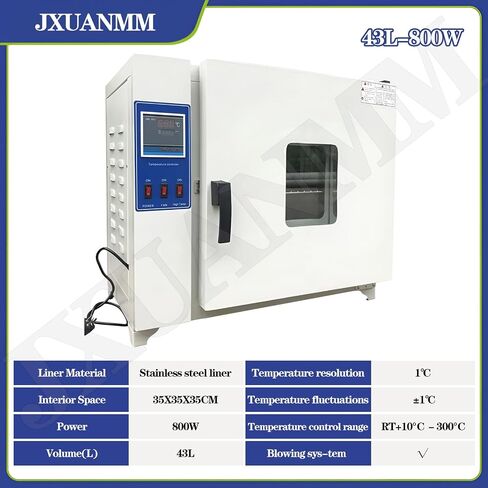 Laboratory Drying Oven - Forced Air Convection, Electric Heating, Constant Temperature, Precision 16L, 600W - Ideal for Accurate Drying in Lab Applications in Saudi Arabia