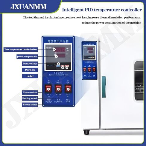 Laboratory Drying Oven - Forced Air Convection, Electric Heating, Constant Temperature, Precision 16L, 600W - Ideal for Accurate Drying in Lab Applications in Saudi Arabia