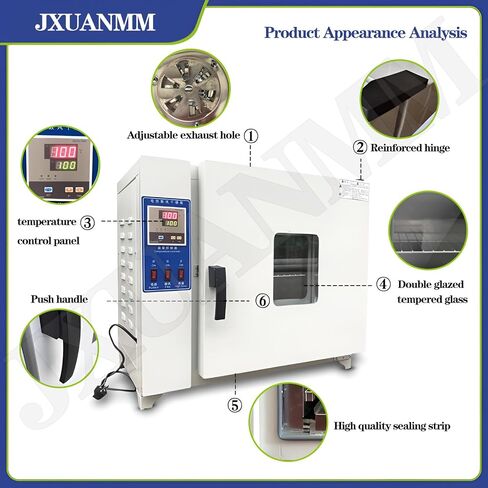 Laboratory Drying Oven - Forced Air Convection, Electric Heating, Constant Temperature, Precision 16L, 600W - Ideal for Accurate Drying in Lab Applications in Saudi Arabia