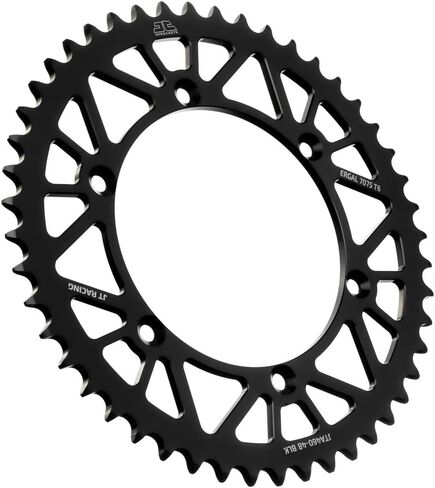 JT Sprockets JTA460.52BLK Black Racelite Anodized Aluminum 7075 T6 Rear Sprocket, Single in Kuwait