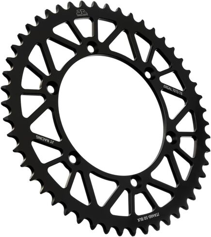 JT Sprockets JTA460.52BLK Black Racelite Anodized Aluminum 7075 T6 Rear Sprocket, Single in Kuwait