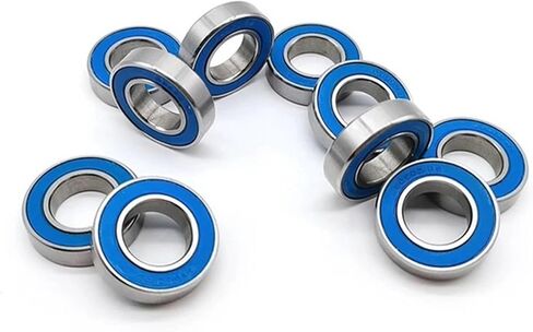 5pcs 4x7x2.5 mm MR74 2RS ABEC-7 Hobby Electric RC Cars Trucks Miniature Bearings L740D Blue Rubber Sealed in Saudi Arabia