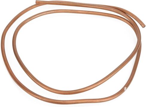 Soft Coil Copper Tube, 8mm OD 6mm ID, for Refrigerator Freezer Air Conditioner, 2m Length, C1100 T2 in Saudi Arabia