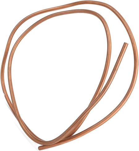 Soft Coil Copper Tube, 8mm OD 6mm ID, for Refrigerator Freezer Air Conditioner, 2m Length, C1100 T2 in Saudi Arabia