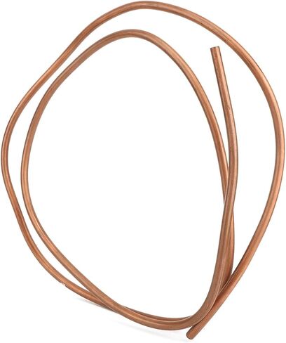 Soft Coil Copper Tube, 8mm OD 6mm ID, for Refrigerator Freezer Air Conditioner, 2m Length, C1100 T2 in Saudi Arabia