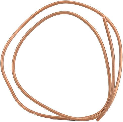 Soft Coil Copper Tube, 8mm OD 6mm ID, for Refrigerator Freezer Air Conditioner, 2m Length, C1100 T2 in Saudi Arabia