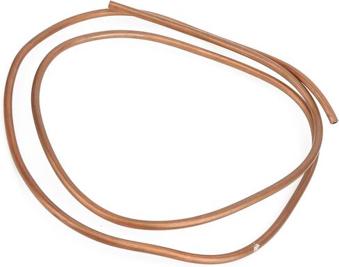 Soft Coil Copper Tube, 8mm OD 6mm ID, for Refrigerator Freezer Air Conditioner, 2m Length, C1100 T2 in Saudi Arabia