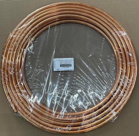 Type K Soft Copper Tube 1/2" Nom x 60FT ASTM B88 in Saudi Arabia