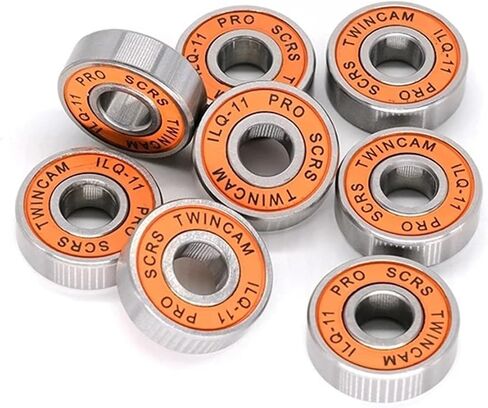 8pcs برتقالي مختوم 608RS ILQ-11 8x22x7mm تحمل ABEC-9 محامل احتكاك أقل احتكاكًا للزلاجات المتزلج على لوح التزلج in Saudi Arabia