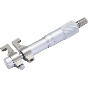 الفولاذ المقاوم للصدأ من نقطتين من النقطتين ميكرومتر ميكرومتر القياس الداخلي 5-30/25-50-75-100MM0.01N حاكم القطر الداخلي (الفضة) in Kuwait