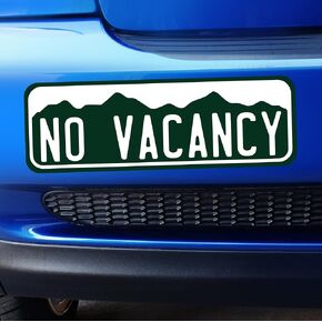 Large - Colorado No Vacancy Bumper Sticker in Saudi Arabia