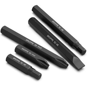 8mm Shank Impact Screwdriver Bit Set 36/80mm Strong Magnetic Hex Phillips Slotted Head S2 Alloy Steel 1Pcs(80mm Hex) in Saudi Arabia