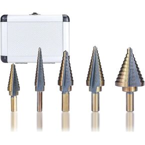 HSS Step Drill Bit Set Triangle Shank Hole Straight Groove Core Drill Bits HSS Cobalt Step Drill Bit with Aluminum in Saudi Arabia
