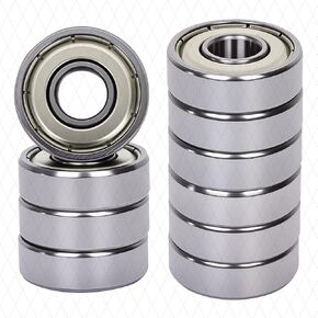 20 PCS MR63ZZ Miniature Deep Groove Ball Bearings ، دعم مسبقًا ودعمًا مرتفعًا RPM - - 3 × 6 × 2.5 مم in Saudi Arabia