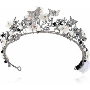 Brishow Gold Butterfly Tiaras Queen Crowns Quinceanera Headdress for Women in Kuwait