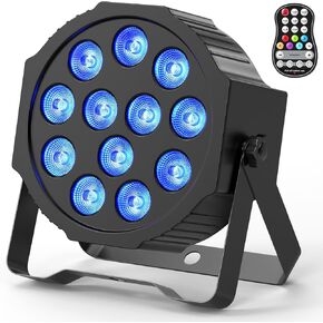 Battery Powered Stage Lights, Rechargeable Par Can Lights with DMX/Remote/Sound Activated, RGBW 4 in 1 LED Uplights for Events Wedding Party Club Concert Indoor 1Pack in Kuwait