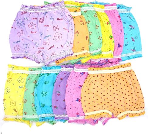 Baby Boys & Baby Girls ، Boys & Girls Cotton Blower Pants (حزمة 12) (الولايات المتحدة ، العمر ، 0 أشهر ، 3 أشهر ، متعدد الألوان) in Kuwait