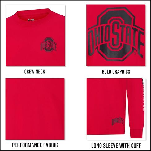 Ultra Game Men's NCAA Official Super Soft Supreme Long Sleeve T-Shirt in Saudi Arabia