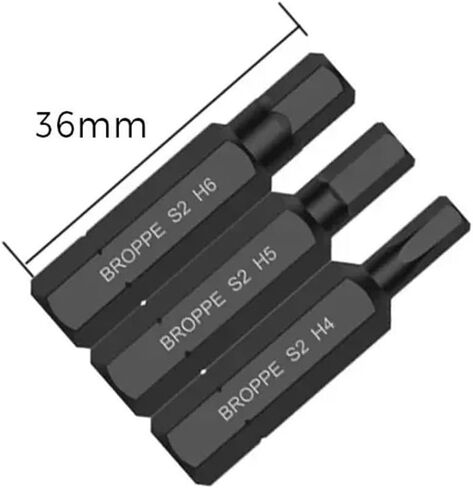 8mm Shank Impact Screwdriver Bit Set 36/80mm Strong Magnetic Hex Phillips Slotted Head S2 Alloy Steel 1Pcs(80mm Hex) in Saudi Arabia