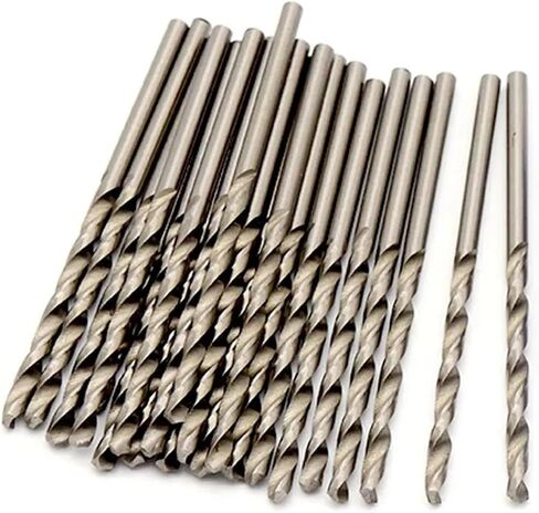 M35 Cobalt Contain Roasted Twist Drill 1-3mm High Speed Steel Full Grinding Hole Opening Tool Set 10Pcs(M35 Gold) in Saudi Arabia
