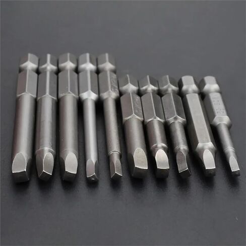 50/65mm Magnetic Square Screwdriver Bit Set S2 Steel Screw Drill Socket SQ 5/6Pcs(65mm 5 pcs) in Saudi Arabia