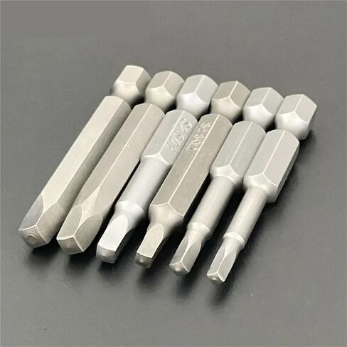 50/65mm Magnetic Square Screwdriver Bit Set S2 Steel Screw Drill Socket SQ 5/6Pcs(65mm 5 pcs) in Saudi Arabia