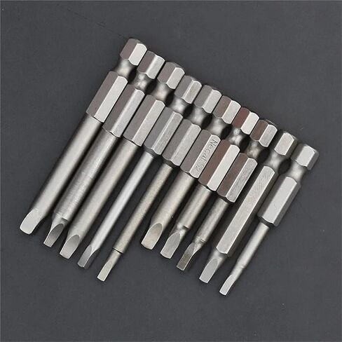 50/65mm Magnetic Square Screwdriver Bit Set S2 Steel Screw Drill Socket SQ 5/6Pcs(65mm 5 pcs) in Saudi Arabia