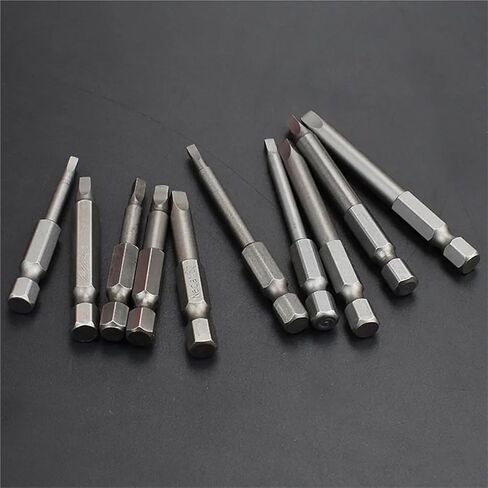 50/65mm Magnetic Square Screwdriver Bit Set S2 Steel Screw Drill Socket SQ 5/6Pcs(65mm 5 pcs) in Saudi Arabia