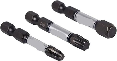 50mm Screwdriver Bit Set 1/4 Impact Drill Head Hex Cross Plum Blossom Head Magnetic Tamper Bits 1Pcs(Phillips Set) in Saudi Arabia