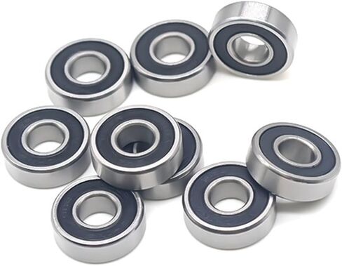 10Pcs R6RS 9.525X22.225X7.144mm Bearing Inch Miniature R6 2RS Ball Bearings in Saudi Arabia