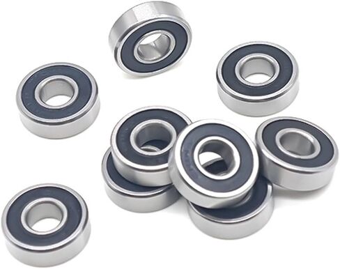 10Pcs R6RS 9.525X22.225X7.144mm Bearing Inch Miniature R6 2RS Ball Bearings in Saudi Arabia