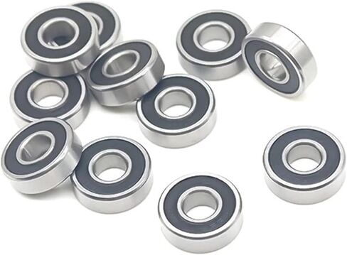 10Pcs R6RS 9.525X22.225X7.144mm Bearing Inch Miniature R6 2RS Ball Bearings in Saudi Arabia