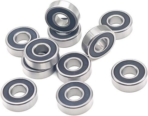 10Pcs R6RS 9.525X22.225X7.144mm Bearing Inch Miniature R6 2RS Ball Bearings in Saudi Arabia