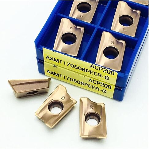 Carbide Tool AXMT170508PEER-G ACP200 Internal Turning Tool CNC Lathe AXMT 170508 Original Carbide Blade AXMT170508 (Angle : AXMT170508-G ACP200, Insert Width(mm) : 10PCS(1box)) in Saudi Arabia